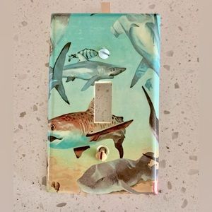 Decorative Shark Switch Plate Cover